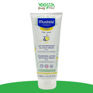Mustela Nourishing Milk With Cold Cream 200ml [with Bee Wax] [96% natural ingredients]