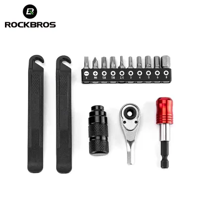 RockBros | ROCKBROS Bike Repair Tool Kits 72 Tooth Ratchet Wrench Set Portable Torque Screwdriver Lightweight Bicycle Maintenance Tool