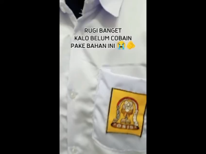 Seragam Nusantara - Baju Pendek Putih SD SMP SMA Bahan Twist/Licin Seragam Sekolah Kemeja HEM Sekolah
