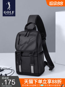 Golf Fashionable Mens Chest Bag 2025 Large Capacity Single Shoulder Crossbody Bag Casual Stylish Waterproof Oxford Cloth Bag