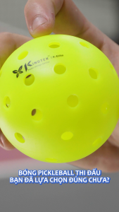 GIAO HỎA TỐC - Hộp 3 bóng pickleball thi đấu Kingtek K-Elite đạt tiêu chuẩn quốc tế USA PA