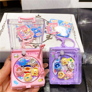 Stress Relief Rotating Fishing Machine Keychain Accessory