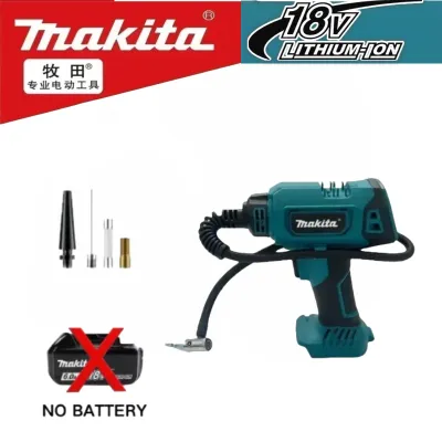 Makita | Makita 18V Battery Cordless Inflator Electric Air Pump Car mounted air compressor Automatic Handheld Air Compressor Power Tool