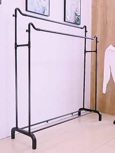 HM ราวแขวนผ้า 150cm สไตล์หูแมว ราวตากผ้า ราวแขวนเสือผ้า ชั้นแขวนเสื้อ ที่ตากผ้าสแตน ราวตากผ้าในห้อง Coat Rack ที่แขวนเสือผ้ จัดส่งจากกรุงเทพฯ