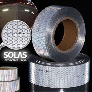 Maritime film SOLAS grade reflective tape for ships eye-catching safety warning silver white waterproof super reflective