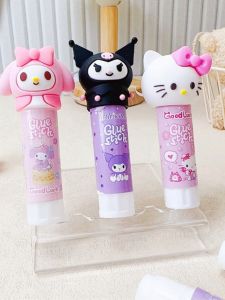 1pc HelloKittys My Melody Kuromi Solid Glue Cute Diy Crafting Rotating Model Making Supplies For Teens & Adults