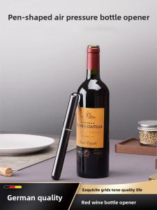 German High-End Air Pressure Wine Bottle Opener Creative Pen-Shaped Red Wine Opener Home Use Wine Taster Manleyta H0611095152