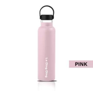 Le Ding Ding - Tumbler Stainless Steel Tumbler Tahan Panas Dingin 24 Jam Termos Tutup Bambu 500ml