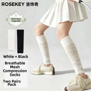 rosekey | Pressure Summer Sport Socks Long White