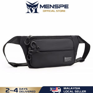MENSPE Man Waist Bag Fashion Chest Bag Shoulder Bag Crossbody Bag Sports Bag Large Capacity Anti-Thief Street Bag Casual Bag Close Fitting Waist Bag Travel Bag Business Bag Phone Pouch