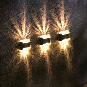{Buy 1 Get 1 Free} Outdoor Solar Light Auto-sensing Wall Lamp IP65 Waterproof LED Street Light Garden Decoration Night Light Flood Light Lamp
