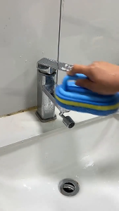 แปรงล้างจาน แบบนุ่ม แบบไม่ขีดข่วน ฟองน้ำขัดดูดซับน้ำได้ดี ขจัดคราบได้อย่างง่ายดาย แปรงทำความสะอาดอเนกประสงค์