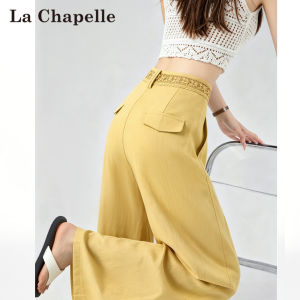 La Chapelle | Quần Dài Chân Rộng Thoáng Khí Cao Cổ Gồm Lanh và Tencel