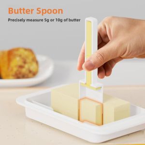 Butter Cheese Storage Box Cutting Refrigerator Special Storage Box ness Preservation Box Food Grade Division Packaging