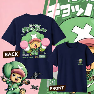 Bandai | Anime One Piece Tony Tony Chopper Cotton T-shirt 2026 Summer Kids/Mens/Womens Fashion Casual Short Sleeved T-shirt Streetwear