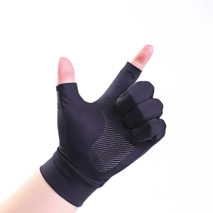Sepasang Sarung Tangan Motor Sepeda Pria Wanita Ice Silk Gloves Anti Slip Es Sutra Nyaman dan Bernapas Cewek Anti Air Touch Screen