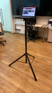 Tripod stand speedsmount mixer/karaok box/laptop PA speaker projector mounting
