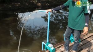 SOLAR PUMP ปั๊มหอยโข่ง โซล่าเซลล์ ท่อเข้า-ออก 1 นิ้ว รุ่น SCPE6.6/30-D48/800