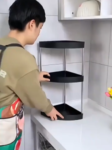 ชั้นวางเข้ามุม 360 องศา ชั้นเก็บของครัว ชั้นวางของห้องน้ำ อเนกประสงค์ 2/3/4 ชั้น