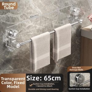 HUAZINIAO | No-drilling Extendable Bathroom Towel Rack