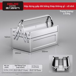DELIXI Electric | Hộp Công Cụ Đa Năng Inox Gập Được