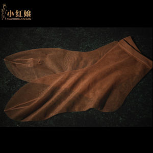 Ultra-Thin 0D Womens Short Silk Stockings Invisible Smooth Natural Feel Mid-Calf Transparent Toe Air Stewardess Socks