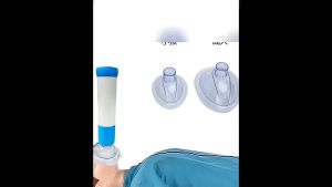 Heimlich อุปกรณ์อุปกรณ์ปฐมพยาบาลหน้ากากระบายอากาศได้ฉุกเฉินแบบพกพาอุปกรณ์ป้องกันไฟฟ้ากระแสสลับแบบท่อยาว