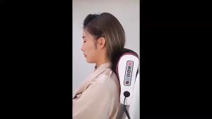 16Roller Cervical Massage Pillow Massage Cushion Neck Massager   Shoulder Back Waist Body Massager bantal urut leher badan Mesin