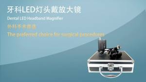 Ultralight Dental Loupes Surgery Magnifier glasses Lab Medical Loupes Magnification Binocular 2.5/3.5X Headlight LED Headlamp