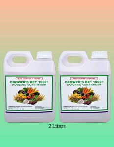 Growers Bet 1000+ Inorganic Foliar Fertilizer - 2 Ltrs(set)