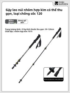 Mobi Garden | Gậy Đèn Phượt Nhôm Siêu Nhẹ Có Thể Mở Rộng Chống Sốc