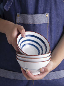 ชามเซรามิกเคลือบสีวาดด้วยมือสไตล์ญี่ปุ่นสี่ฤดูสไตล์ญี่ปุ่นชามข้าวแบบมีฝาปิด5นิ้วชามใส่ของหวานชามซุปกล่องของขวัญใช้ในบ้าน