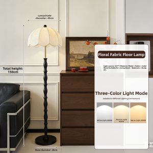 YUANSHENGDA | Chic Minimalist Vintage Style Floor Lamp