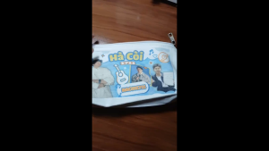 Anh trai say hi - Bóp viết vải canvas in hình Captain boy Đức Duy