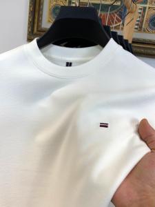 Mens Double-Sided Fleece round Neck Base Shirt Long Sleeve T-Shirt Warm Inner Wear for Autumn Winter Sweatshirt Casual Fashion