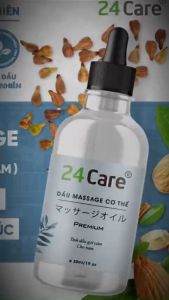 [30ml] Dầu Massage Body Thiên Nhiên 24Care - Gợi cảm ngủ ngon giảm đau cơ dưỡng da