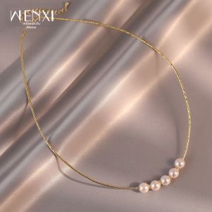 WENXI | Dây Chuyền Hạt Ngọc Trai Sang Trọng