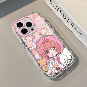 เคสโทรศัพท์มือถือแบบกระจกสำหรับ iPhone 17 16 pro Max 15 14 13 12 pro 11 Silicone สำหรับผู้หญิง ลายการ์ตูนน่ารัก ดีไซน์น่ารัก