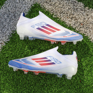 Messi F50 Childrens Football Shoes Boys Training Cleats Low Cut Glue Short Nails Anti-Slip Artificial Grass Suitable