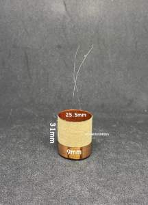 Spool Spker 8 inch Audax 25.5 mm Kaleng