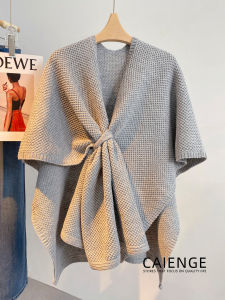 CAIENGE | Áo Khoác Măng Tô Dày Phong Cách Ấm Áp cho Nữ