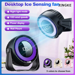Quạt tuần hoàn di động quạt để bàn Turbo siêu êm 6 inch Màn hình LED kỹ thuật số Quạt để bàn tốc độ cao với gió mạnh 100 cấp độ quạt gắn tường sạc điều chỉnh độ nghiêng 4000mAh 360 ° thích hợp cho ký túc xá/phòng/văn phòng/Cắm trại du lịch