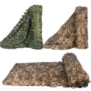 Camouflage Netting Outdoor Camping Sunshade Mesh Camo Net for Hunting Shooting Car Covers Military Party Sun Shelter Gazebo net