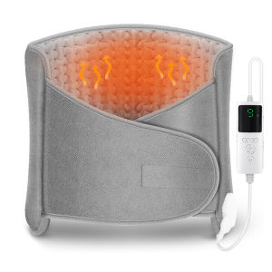 เครื่องนวดเอวคอด้านหลังบรรเทาอาการปวดประจำเดือนแผ่นทำความร้อนไฟฟ้าซักได้แผ่นอุ่นผ้าห่มไฟฟ้า