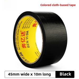 High Viscosity Single-Sided Colorful Cloth Tape DIY Decorative Photography Wedding Exhibition Stage Floor Carpet Adhesive Tape Ultra Strong Wear Resistant Red Yellow Blue Black Green Silver Purple Brown Floor Tape