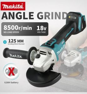 Makita | Makita DGA404 18V Brushless Bare Angle Grinder 125mm High Power For Daily Metal Grinding Cutting No Battery Included