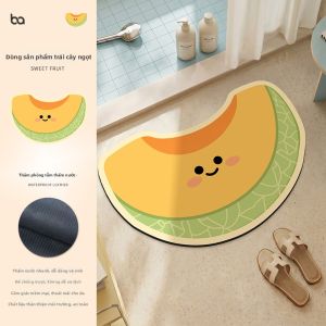 BEIAISI | Thảm Tắm Thiết Kế Hoạt Hình Từ Tảo Điatom Absorbent Chống Trượt