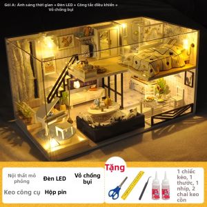 QIAOZHIJIANG | Mô Hình Nhà Mini 3D DIY