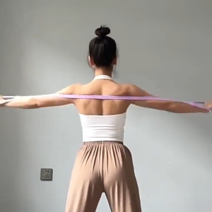 8 Shape Resistance Band Chest Expander Pull Rope 20LBS Yoga Shoulder Back Training Jalur Elastik 8字拉力器