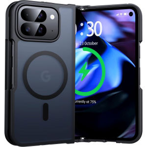สำหรับกล่องแบบพับ10 Pro Google Pixel [ใช้ได้กับ MagSafe] เคสกันกระแทกป้องกันกันกระแทกแบบบางทนทานแบบบางโปร่งแสงสำหรับกล่องแบบพับพิกเซล2025